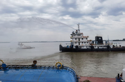 2023年九江港危化品碼頭應急演練 筑牢安全防線，提升碼頭建設與管理效能